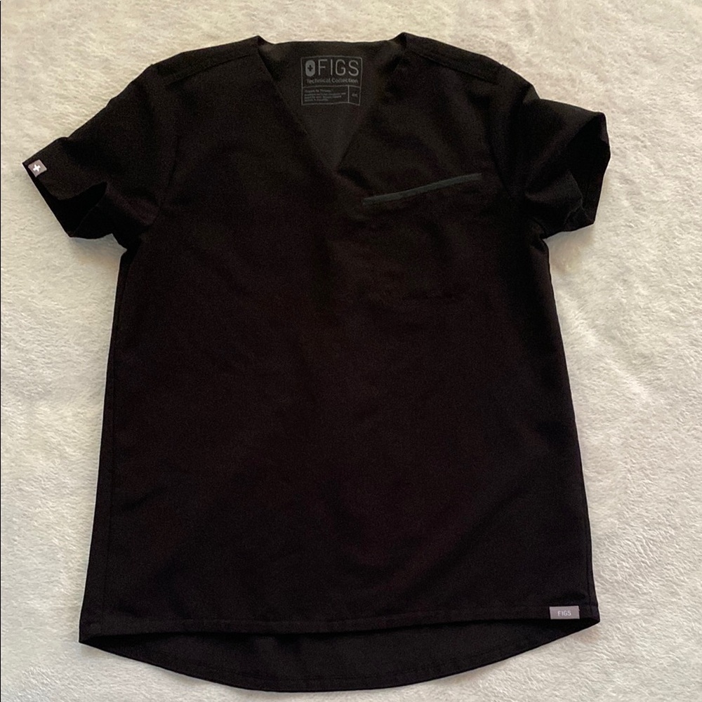❌SOLD❌FIGS Scrub Top XXS Black